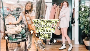 'THRIFT WITH ME for 2020 Fashion Trends!! +Try On & How I Style'