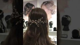 'Fashion Rose Gold Crystal Hair Vine For  Wedding....'