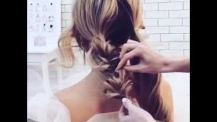 'Wedding Hair Style with Hair Vine'