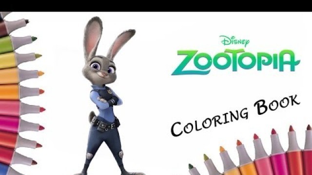 'Disney Zootopia Coloring Book | Judy Hopps Coloring Page | Speed Coloring'