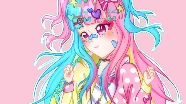 '[Speedpaint 105]- Colouring Decora Kei [Paint Tool SAI 2] Bonus Video!'