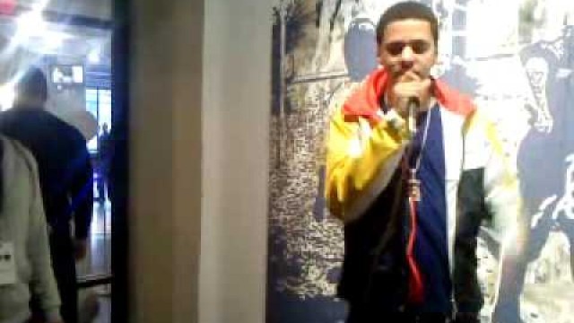 'Me Interviewing J. Cole at the Surround Sound of Fashion 2013 Part 2'