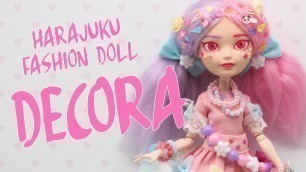 'Making a DECORA FASHION Doll! Japanese Harajuku Fashion OOAK Custom Doll Repaint'