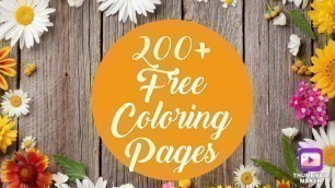 'Over 200 Free Adult Coloring Pages and Where to Find Them'