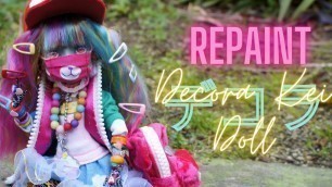 'Repaint! Decora Kei Inspired OOAK Custom Doll'