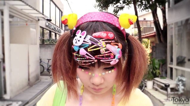 'Nozomi & Sakura   Decora Fashion & Twintails Hairstyles   Harajuku Fashion   原宿 デコラ ファッション'