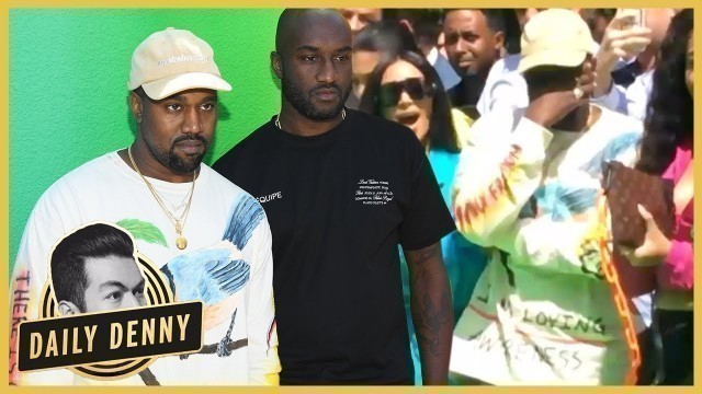 'Kanye West Breaks Down in Tears Supporting Friend Virgil Abloh at Louis Vuitton Show | #DailyDenny'