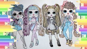 'Coloring Pages - L.O.L OMG Surprise Series 2 Fashion Miss Independent Candylicious'