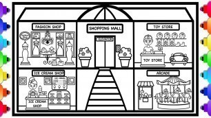 'Learn How to Draw a Shopping Mall 