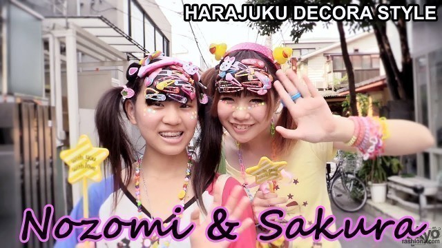 'Nozomi & Sakura - Decora Fashion & Twintails Hairstyles - Harajuku Fashion / 原宿 デコラ ファッション'