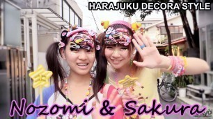 'Nozomi & Sakura - Decora Fashion & Twintails Hairstyles - Harajuku Fashion / 原宿 デコラ ファッション'