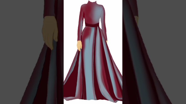 'Fashion Illustration tutorial #ytshort #drawing #digital art'