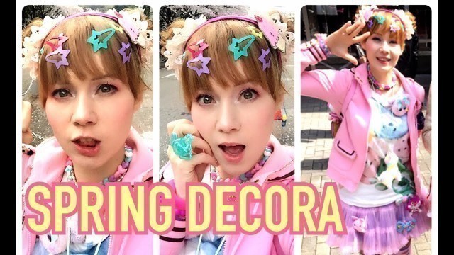 'Kawaii spring DECORA fashion STYLE for the Bunka fashion college entrance ceremony'