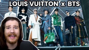 'BTS x LOUIS VUITTON Fashion Show REACTION!'