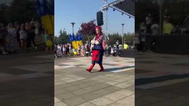 'fashion show Modeling Ukrainian Folk Costume Kyiv'