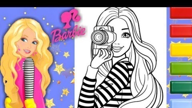 'Barbie Coloring Video #31 | Coloring Barbie Fashion Doll coloring page 