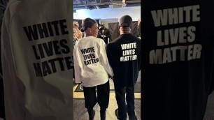 'Kanye West Wears \'White Lives Matter\' Shirt At Yeezy Fashion Show #kaynewest #candaceowens'