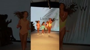 'super cute girls in swimwear runway show at Paraiso Miami swim week 2022'