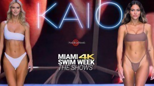 'KAIO LUXURY SWIMWEAR | Official Miami Swim Week™ The Shows 2022 | Swimsuit Runway Bikini Girls - 4K'