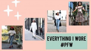 'Everything I Wore during Paris Fashion Week || MONROE STEELE'