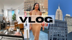 'VLOG! Back in New York City! Morning Routine, Mini Fashion Week Haul, Walking Soho | MONROE STEELE'