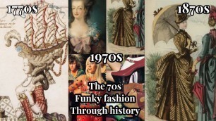 'The 70s funky fashion through history'