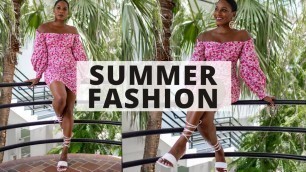 'SUMMER FASHION TRY ON HAUL | MONROE STEELE'