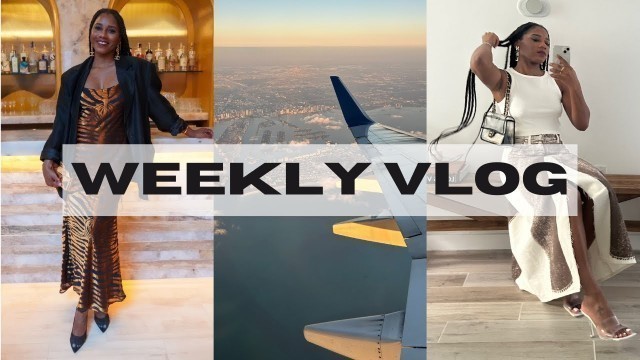 'WEEKLY VLOG! Getting my life together after a wild week. New Home Decor + NYC Parties! MONROE STEELE'