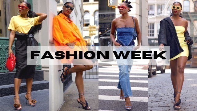 'NEW YORK FASHION WEEK VLOG 2! It was the link ups, runway fashion & shopping for me! | MONROE STEELE'