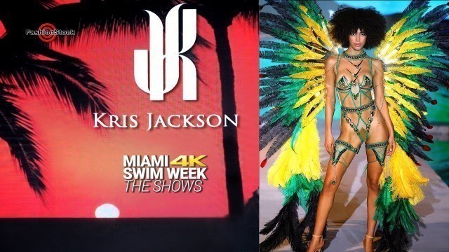 'Kris Jackson 4K | Official Miami Swim Week™ The Shows 2022 | Swimwear Runway Bikini Models'