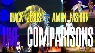 'Black Jesus † Amen Fashion - Live comparisons 2014'