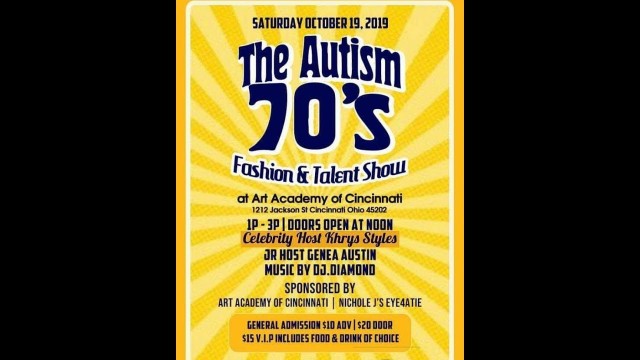 'The Autism 70s Fashion & Talent Show'