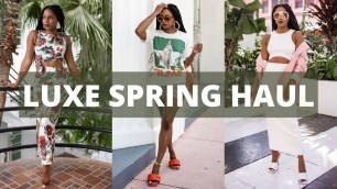 'Designer Spring Try On Haul 2021 | MONROE STEELE'