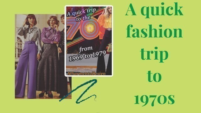 'A quick fashion trip to 1970s'