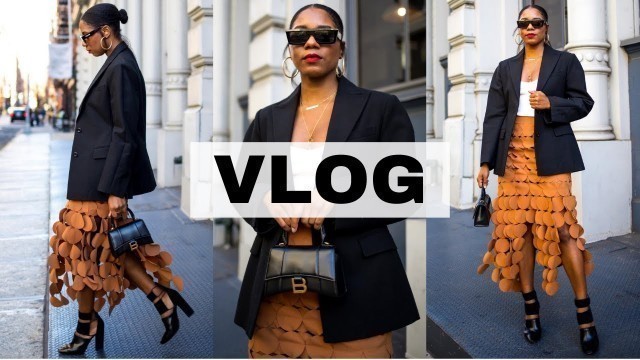 'NYC DAILY VLOG! Cozy Loungewear Haul, Shooting Fashion Content & Brunch in the City | MONROE STEELE'