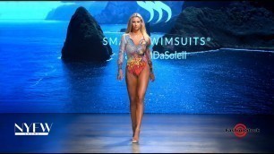 'SMART SWIMSUITS - 4K | New York Fashion Week powered by DCSW | Swimwear Runway Bikini Girls'