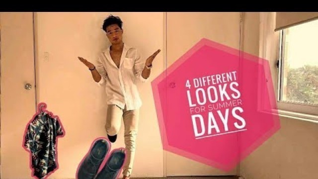 '4 different MEN’S OUTFITS WITH A SINGLE SHOE | Men’s Fashion 2019 | DIPAK KARKI'