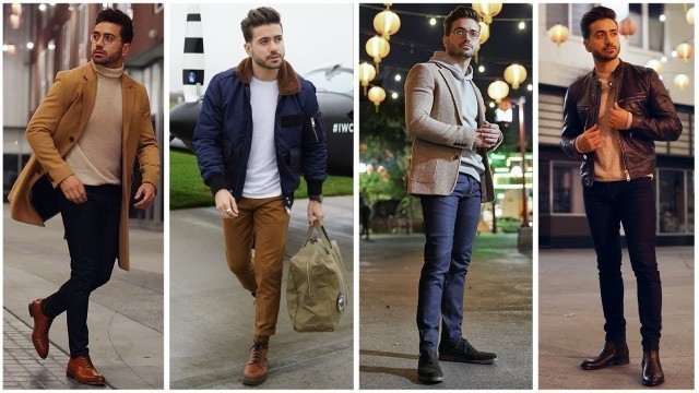 'MEN\'S OUTFIT INSPIRATION | Men\'s Fashion Lookbook | 4 Easy Outfits for Men'