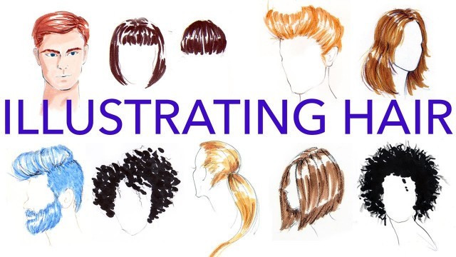 'How to Draw and Illustrate Hair'