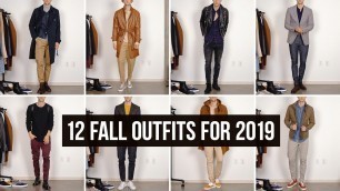 '12 Stylish Fall Autumn Looks for 2019 | Men’s Fashion | Outfit Ideas'