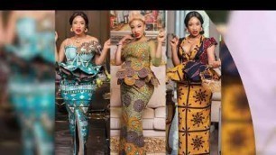 'CUTE ANKARA STYLES FOR WOMEN #kitenge fashion 2020 #kitenge fashion long dress #dashiki #kente'