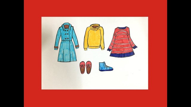 'How to draw fashion clothes for kids | How to draw dresses for girls | Art for kids'