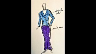 'How to Design Fashion (Female Clothes 1) - MFO Art Lesson'