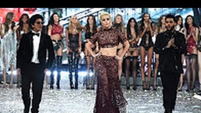 'Lady Gaga with Victorias Secret Show in Paris 2016'