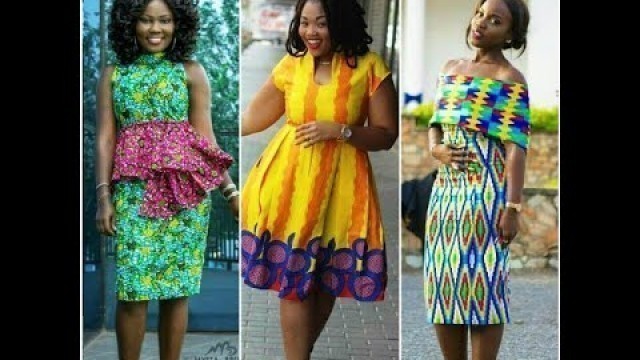 '2019 SUPER GORGEOUS #KITENGE DRESSES FOR LADIES: RECENT TRENDIEST, STUNNING & CUTE #KITENGE DRESSES'