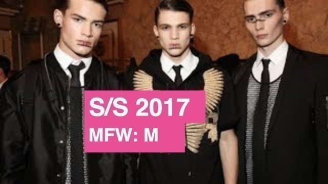 'Les Hommes Spring / Summer 2017 Men\'s Behind The Scenes | Global Fashion News'