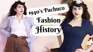 '1940’s Pachuca/Zoot Suit Fashion History & Trying the Styles!'