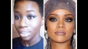 'Rihanna Inspired Makeup -CFDA awards'