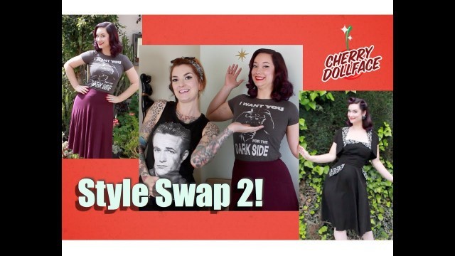 'Style Swap: Casual Retro to 1940s Pinup by CHERRY DOLLFACE'