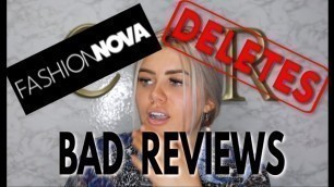 'FASHION NOVA DELETES REVIEWS!! (TESTED!) | Christene Renshaw'